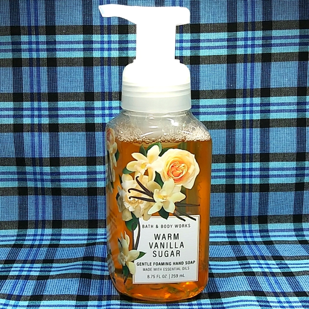 BATH & BODY WORKS GENTLE FOAMING HAND SOAP WARM VANILLA SUGAR 8.75 OZ NEW